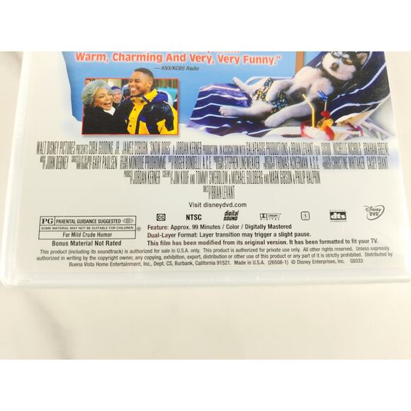 Movie Snow Dogs Disney DVD New Sealed Cuba Gooding Jr Dolby Digital USA - Picture 7 of 11
